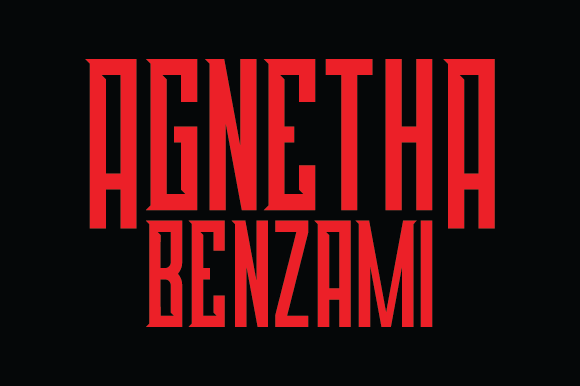 Agnetha Benzami: A Bold Athletic Font for Editorial Design