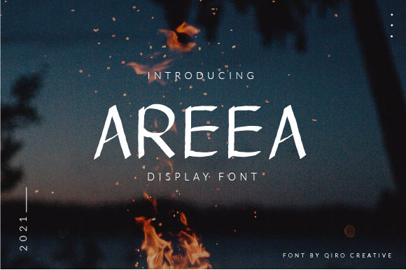 Areea: A Friendly Display Font That Makes Your Message Stick