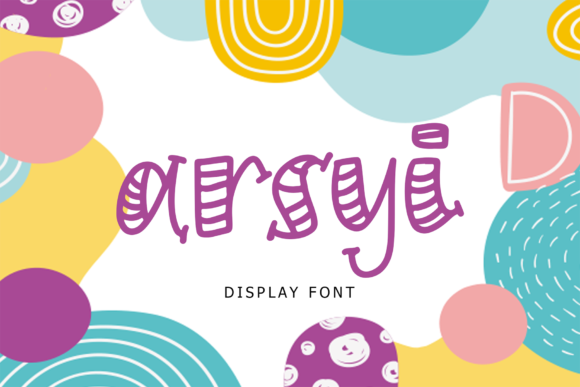 Arsyi: A Display Font That Feels Like a Thoughtful Pause