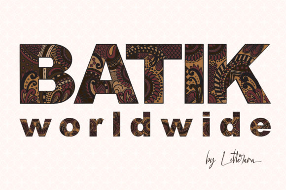 Batik Worldwide: A Chunky Display Font That Anchors Your Digital Brand