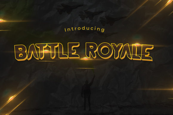 Battle Royale: A Bold Chunky Display Font That Commands Attention