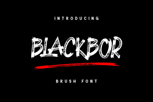 Blackbor: A Brush-Pen Display Font That Feels Like It Belongs