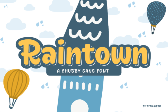 Bring Your Brand to Life with the Raintown Display Font