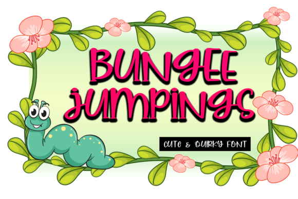 Bungee Jumpings: A Playful Display Font for Joyful Digital Brands