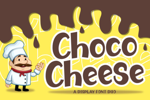 Choco Cheese: A Bouncy Display Font for Small Business Branding