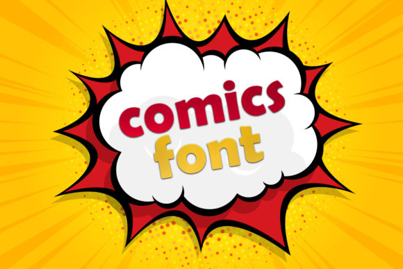 Comics: A Quirky Display Font for Crafters & Makers