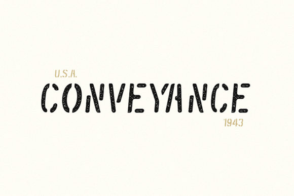 Conveyance: A Distinctive Display Font for Digital Design