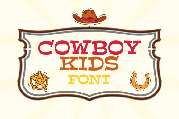 Cowboy Kids Font: A Display Typeface With Real Brand Personality