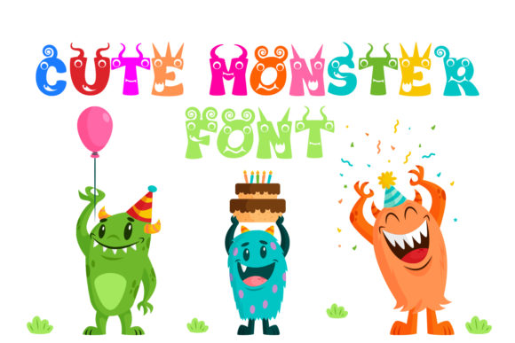 Cute Monster: A Bold Display Font for Creative Makers