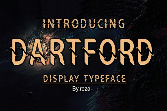 Dartford: A Bold Lettered Display Font for Makers