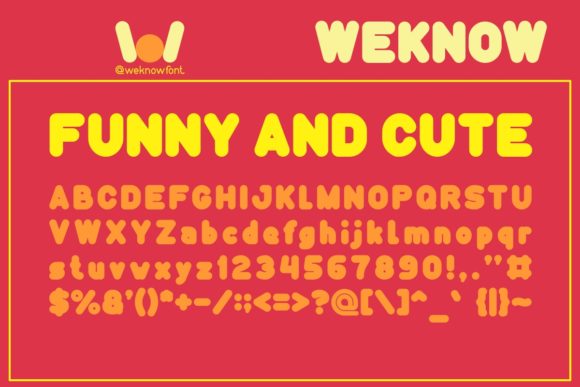 Funny and Cute: A Display Font for Campaign Creatives