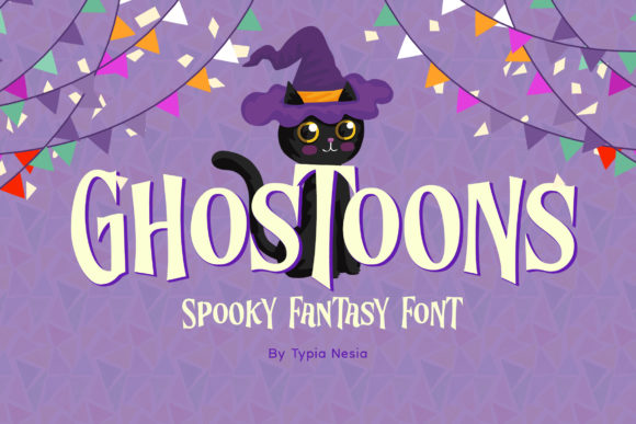 Ghostoons: A Spooky Display Font That Makes Handmade Goods Shine