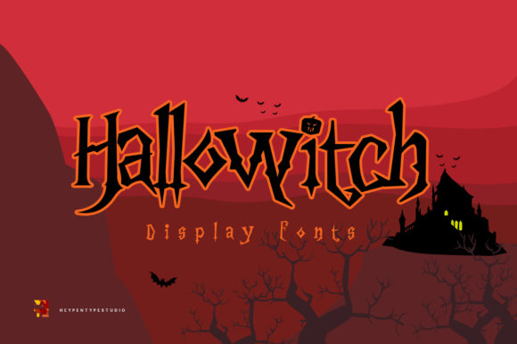 Hallowitch: A Spooky Display Font That Commands Attention