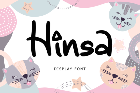 Hinsa: A Display Font That Makes Your Headlines Smile