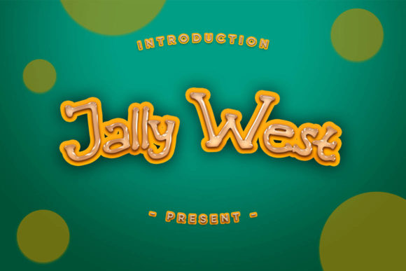 Jally West: A Joyful Display Font for Editorial Design