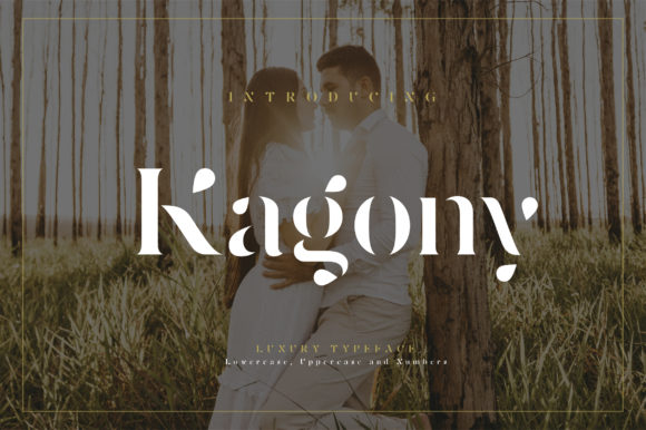 Kagony Display Font for Campaign Impact