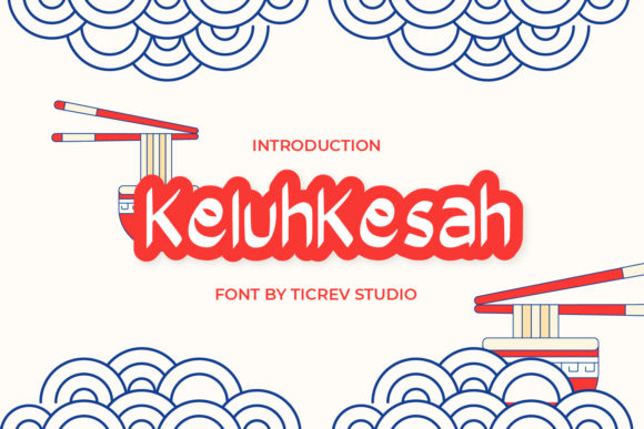 Keluhkesah: A Neat Lettered Display Font for Modern Branding