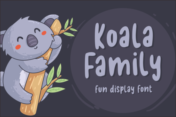 Koala Family: A Fun Display Font for Web Designers