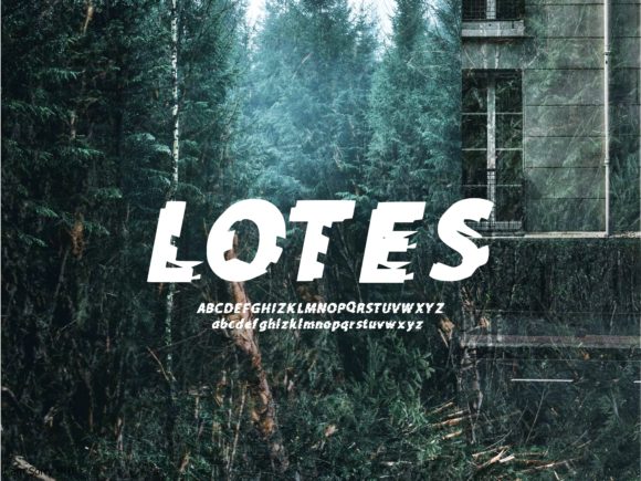 Lotes: A Bold Display Font for Editorial Clarity