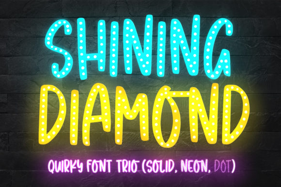 Make Your Campaign Pop with the Shining Diamond Font