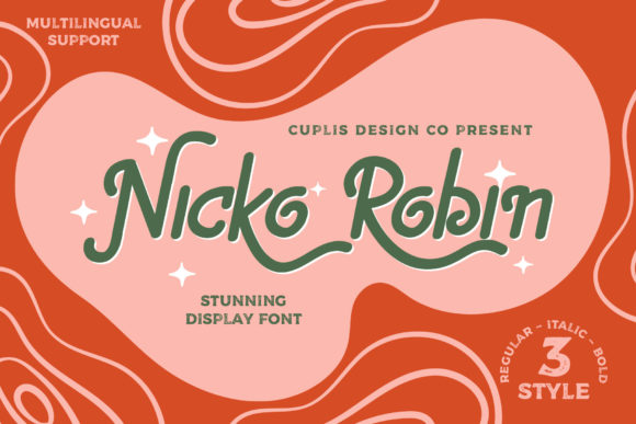 Nicko Robin: A Display Font for Bold Web Design