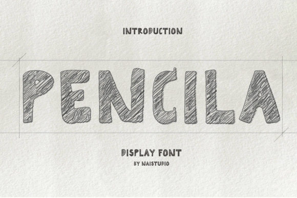 Pencila: A Playful Display Font for Bold Campaigns