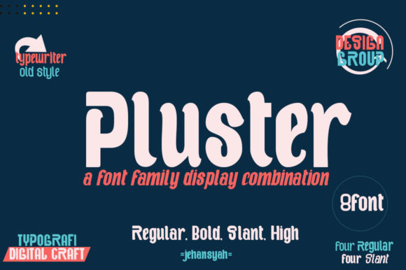 Pluster: A Bold Display Font for Scroll-Stopping Marketing