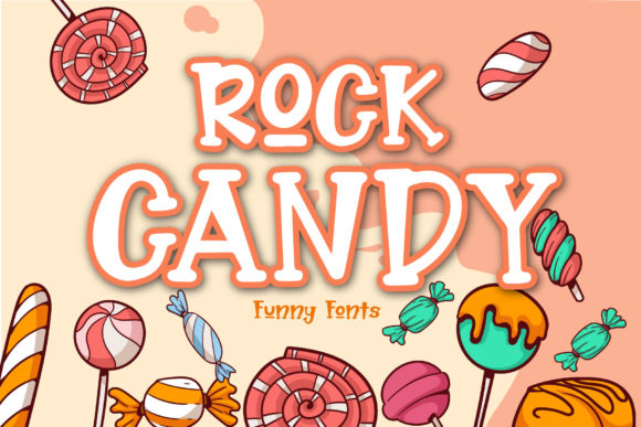 Rock Candy: A Friendly Display Font for Small Business Branding
