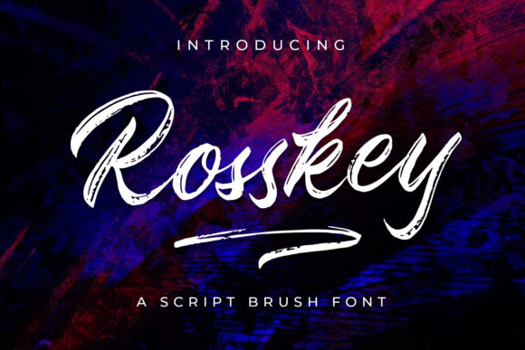 Rosskey: A Bold, Flowing Display Font for Editorial Projects