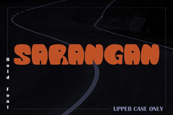Sarangan: The Bold Display Font for Handmade Projects