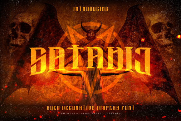 Satanic Font: A Bold Display Typeface for Digital Impact