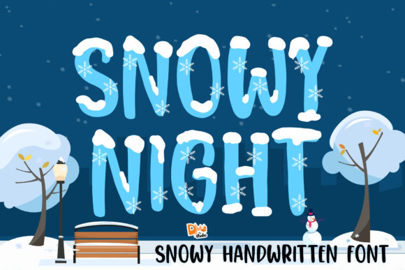 Snowy Night: A Quirky Display Font Worth Testing