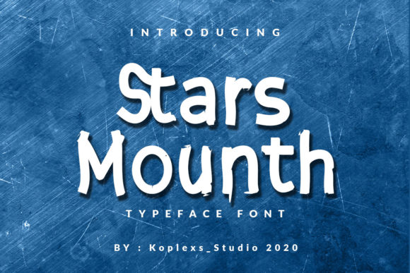 Stars Mounth: A Joyful Display Font for Real Branding Projects