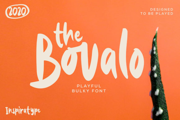 The Bovalo Font: A Playful Typeface for Business Branding